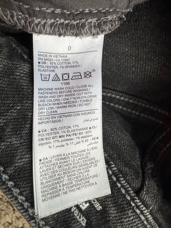 Old Navy Women's Charcoal Straight-Leg Jeans - Picture 5 of 5